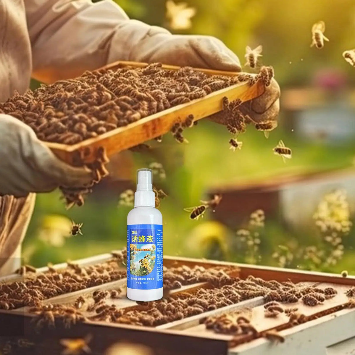 Bee Attractant Swarm Lure Spray 100ml – Garden & Outdoor Bee Attractant Spray Axl