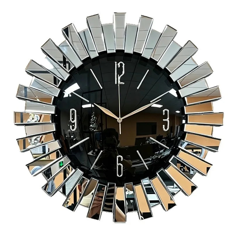 Large Modern Silent Wall Clock – Minimalist Luxury 56cm Wall Clock Axl