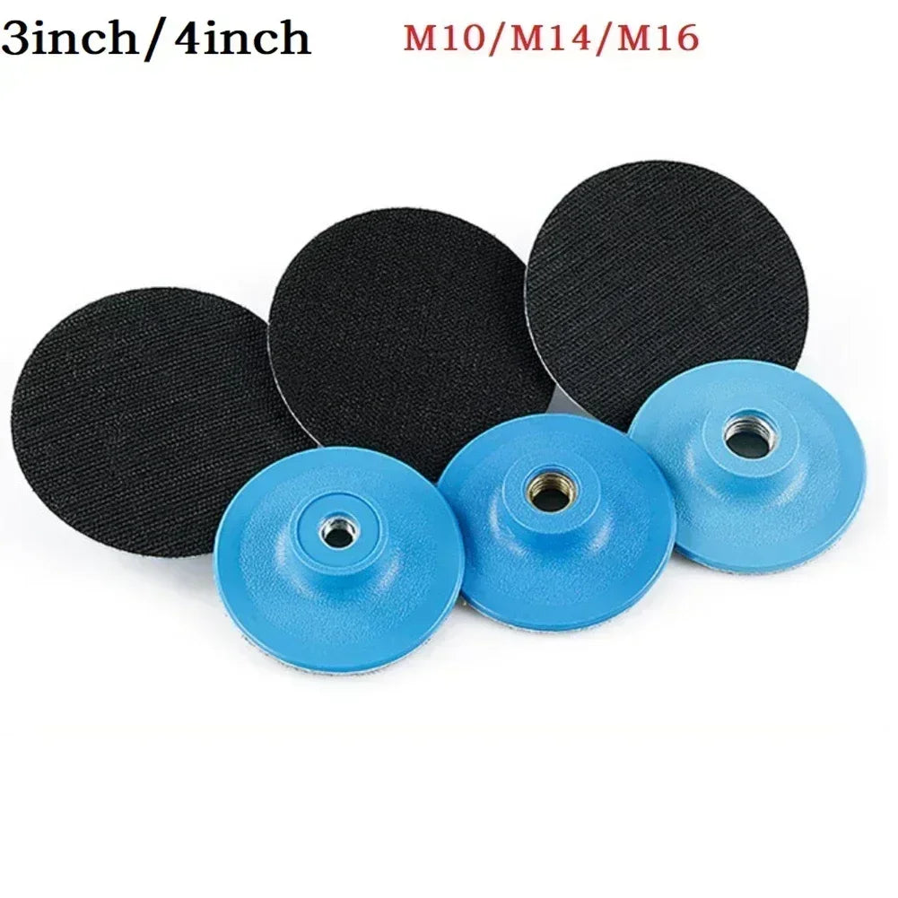 3" & 4" Sanding Disc Backing Pad – M10/M14/M16 Hook & Loop Sanding Backing Pad Axl