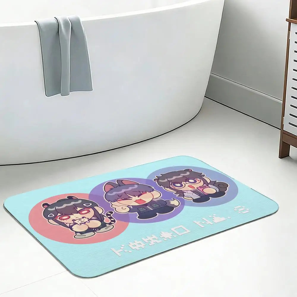 Kaiju No. 8 Diatomite Bath Mat – Quick Dry & Anti-Slip Diatomite Bath Mat Axl