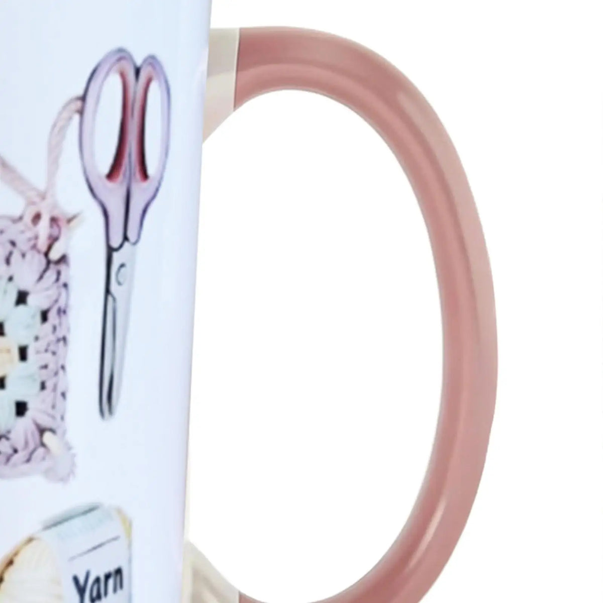 Crochet Aesthetic Funny Coffee Mug 330ml | Non-Slip Ceramic Cup Novelty Coffee Mug Axl