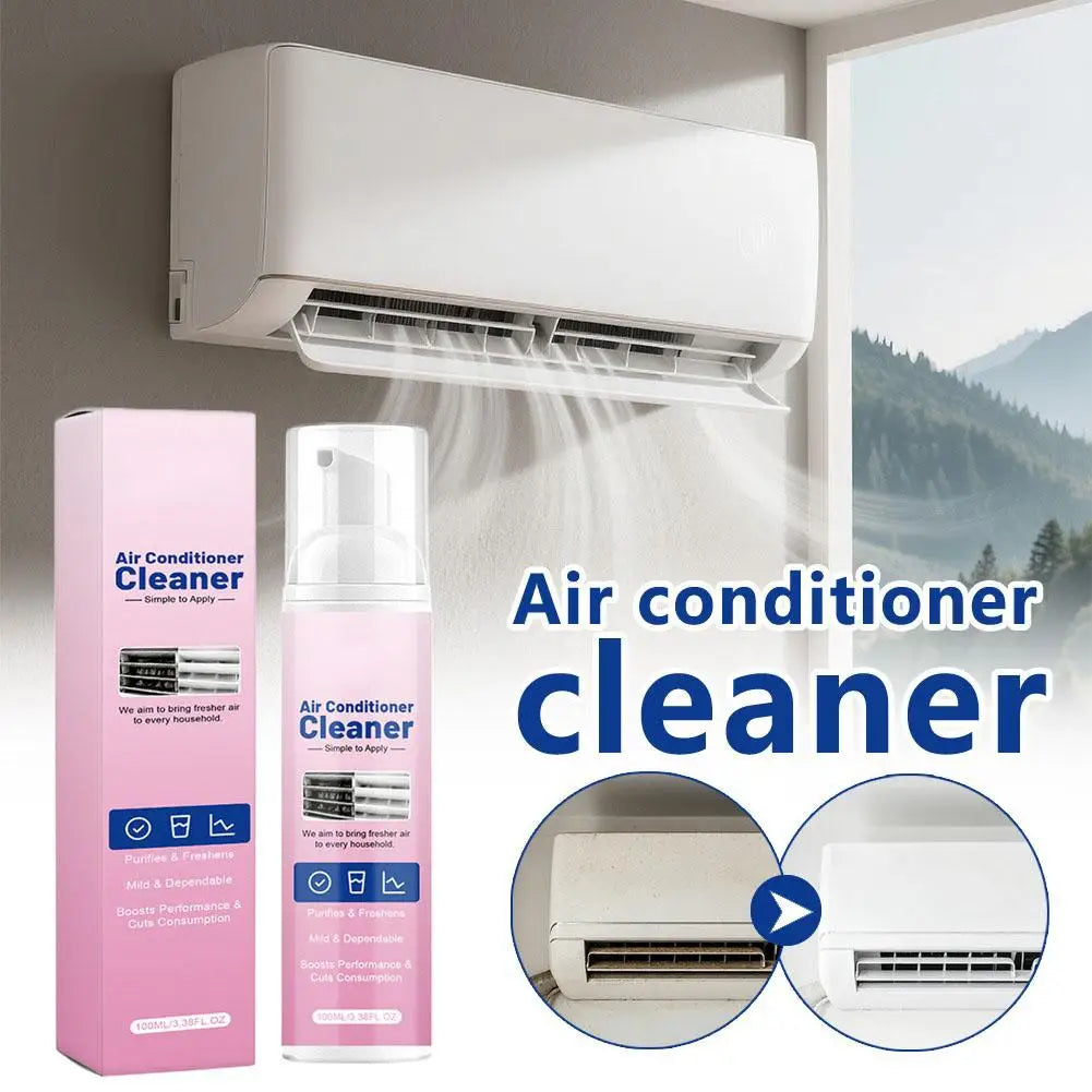 Foaming No-Rinse AC Coil & Fin Cleaner Spray 100ml AC Coil Cleaner Axl