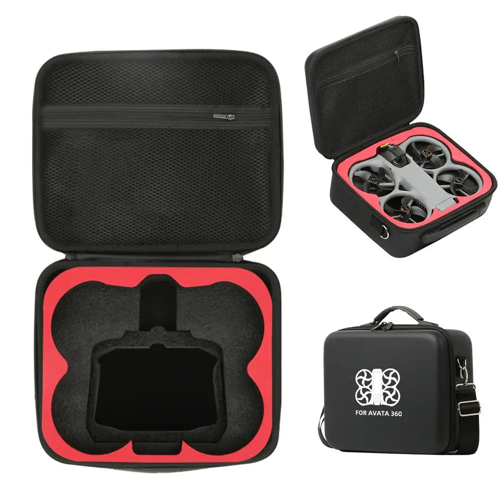 DJI Avata 360 Carrying Case – PU Shell, EPE Liner, RC-N3/RC 2 Drone Carrying Case Axl A CN