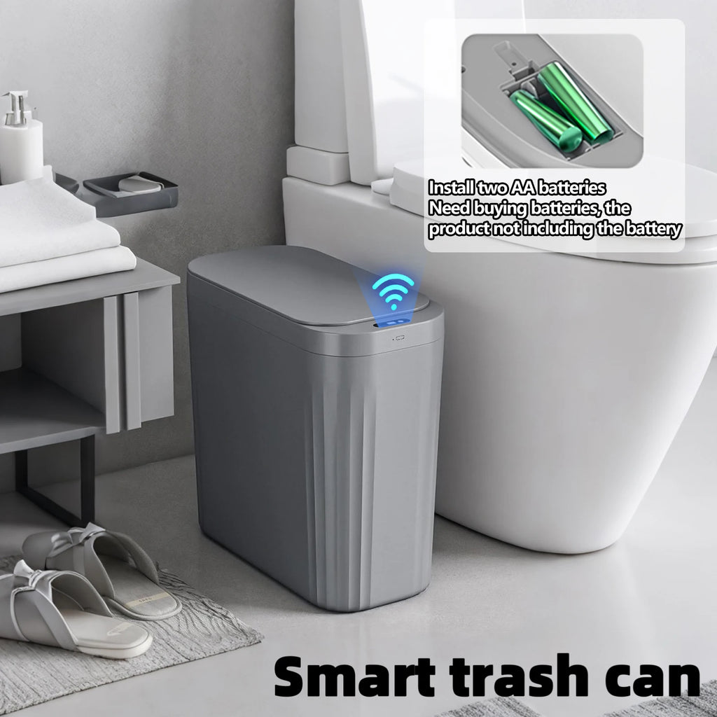 ONEKA Sensor Slim Trash Can – Touchless Auto-Open Wastebasket Sensor Trash Can Axl