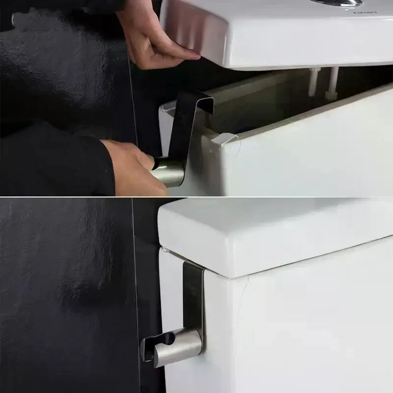 Stainless Steel Toilet Tank Sprayer Holder Hook – No-Drill Bathroom Sprayer Holder Axl