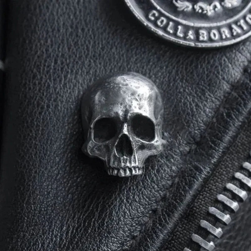 Gothic Skull Cross Brooch Pin – Vintage Metal Badge Jewelry Gothic Brooch Pin Axl A4