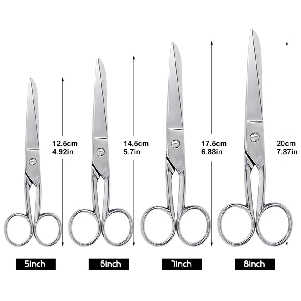 Stainless Steel Tailor Scissors – Fabric Sewing & Craft Tool Tailor Scissors Axl