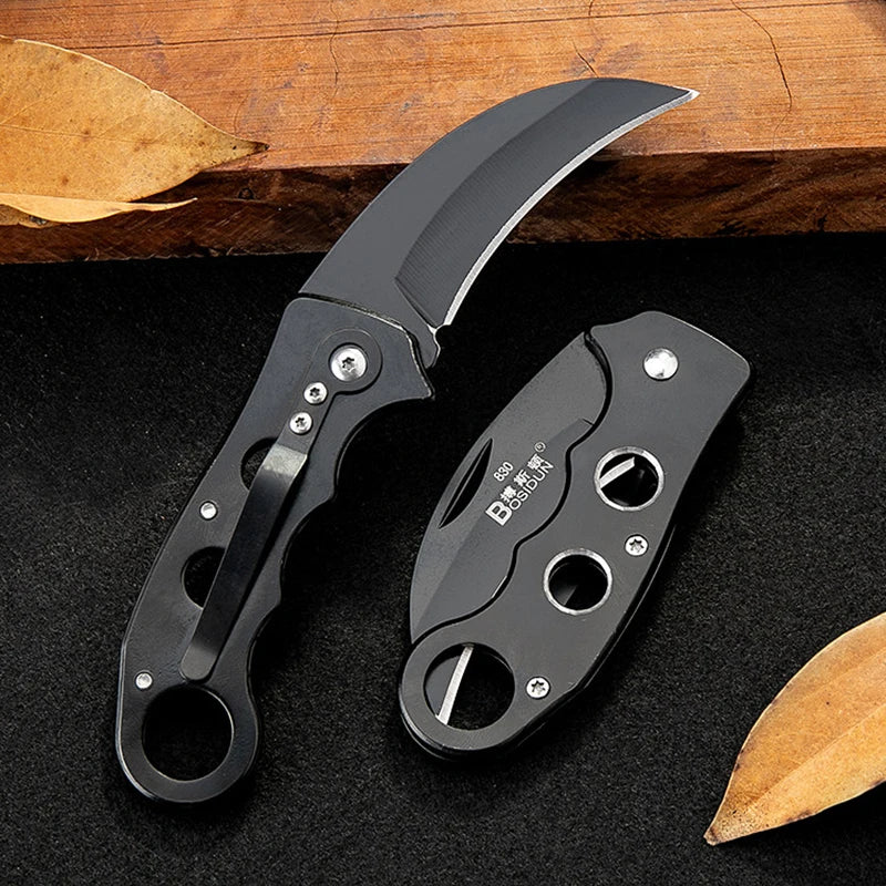 YRIDEFE Folding Pocket Knife – Stainless Steel EDC Camping Blade Folding Pocket Knife Axl 2pcs