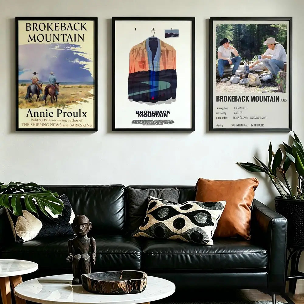 Brokeback Mountain Movie Poster – HD Waterproof Wall Art Movie Wall Poster Axl