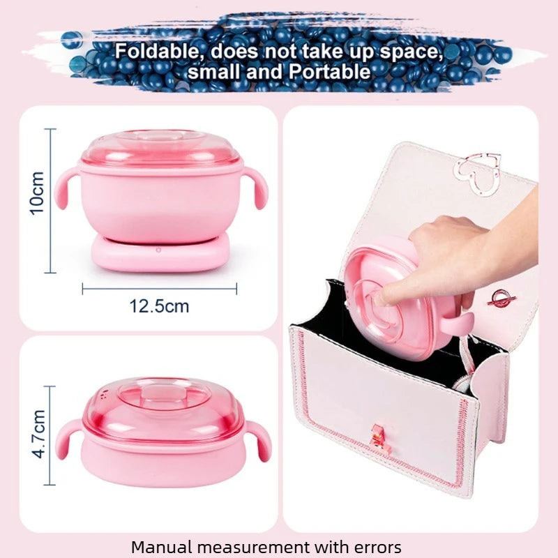 Portable Foldable Paraffin Wax Warmer 400ML – Travel Wax Heater Wax Warmer Axl