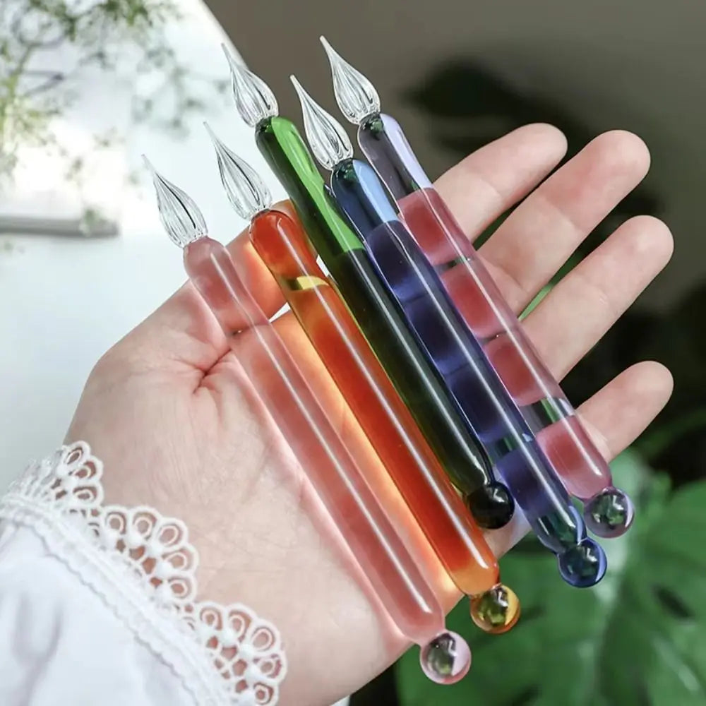 Transparent Glass Dip Pen – Calligraphy & Art Writing Pen Glass Dip Pen Axl