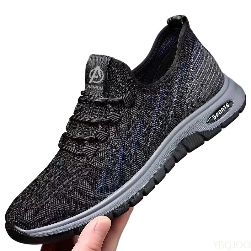 YBQJOO Men's Breathable Mesh Sneakers – Lightweight Loafers Men's Casual Sneakers Axl