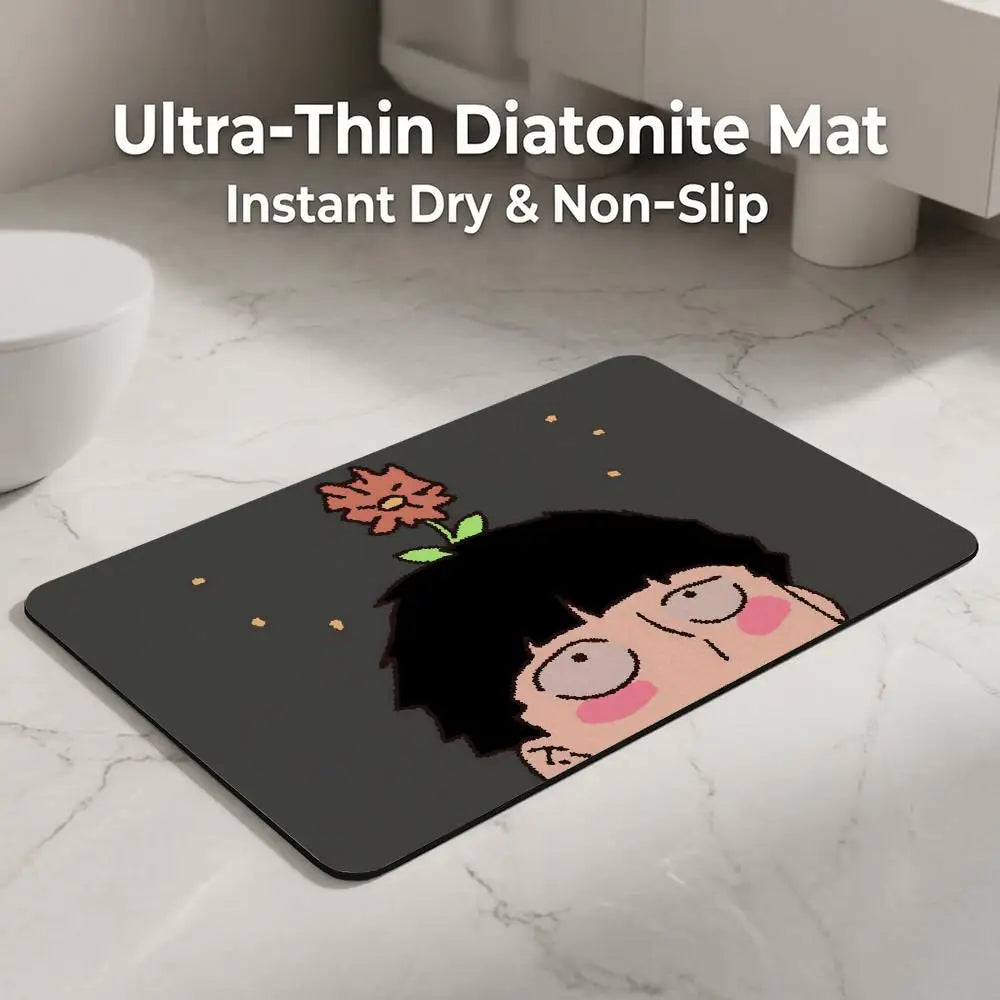 Mob Psycho 100 Diatomite Bath Mat – Quick Dry & Anti-Slip Diatomite Bath Mat Axl