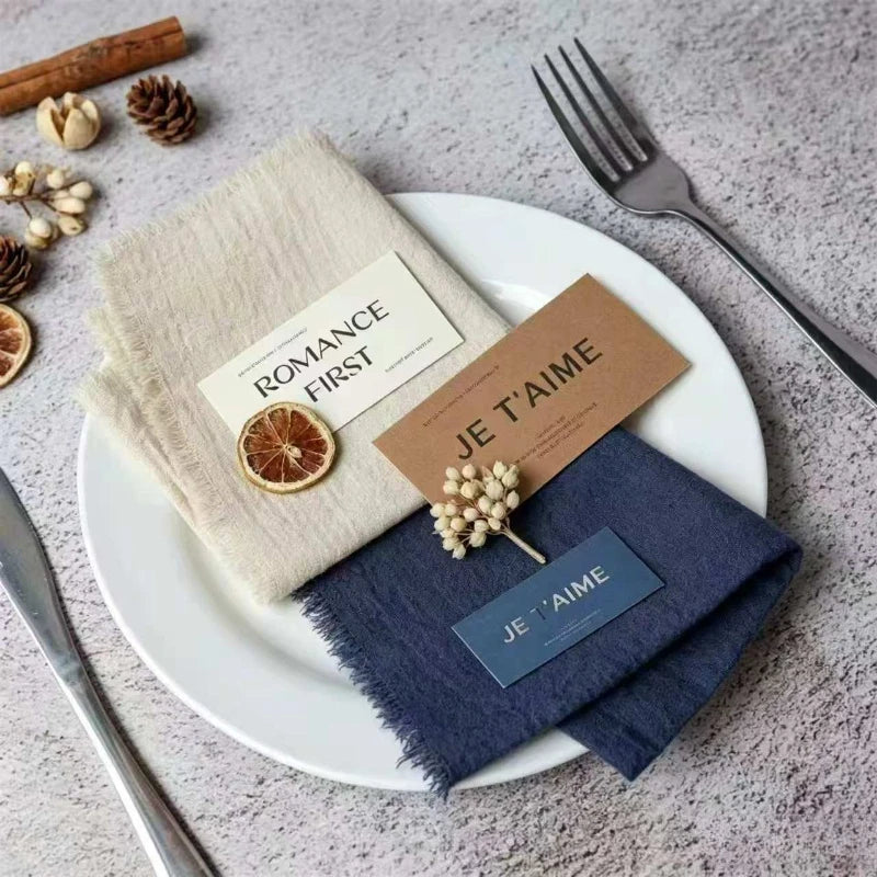 Solid Color Cloth Dinner Napkins – Machine Washable Set Cloth Dinner Napkins Axl