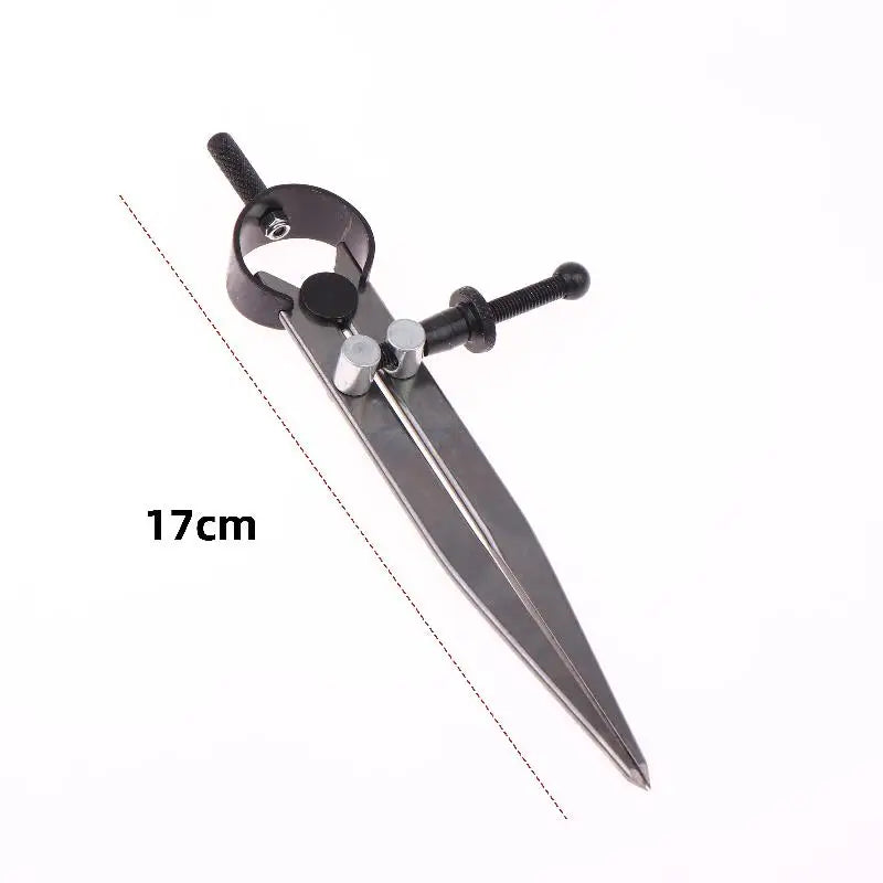 Spring Compass Divider – Adjustable Leather Edge Marking Tool Leather Marking Tool Axl 125MM