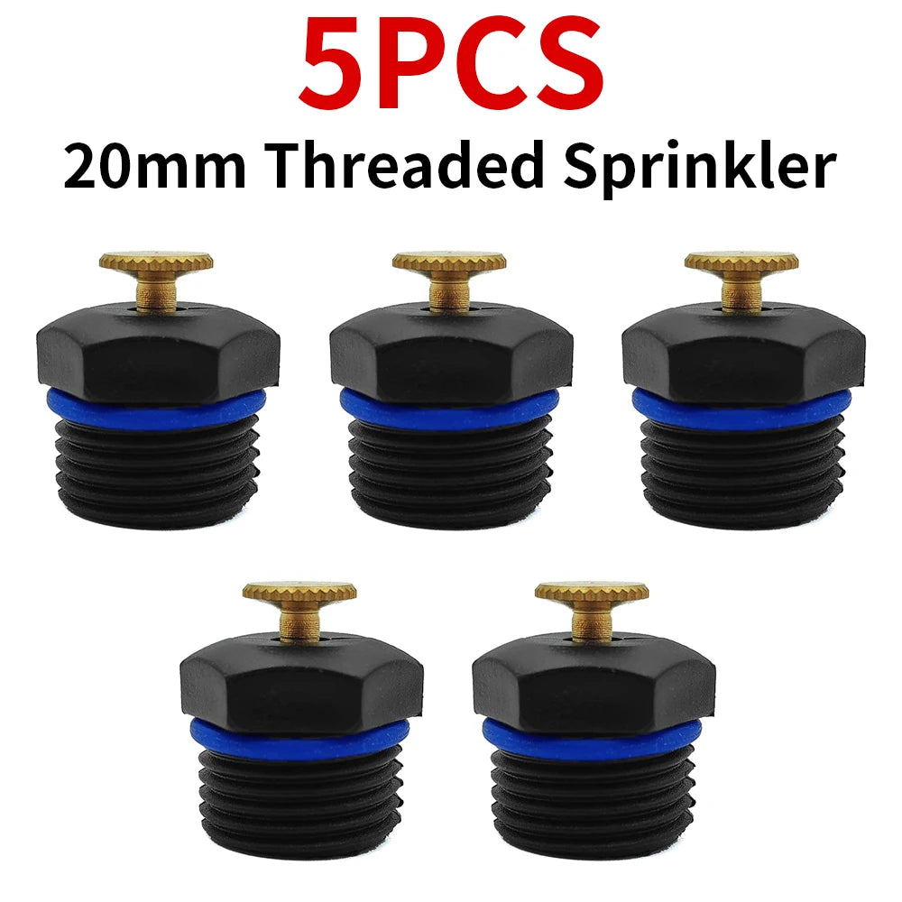 5-Pack Adjustable 1/2" Spray Nozzles | Garden Drip Irrigation Garden Spray Nozzle Axl 5PCS