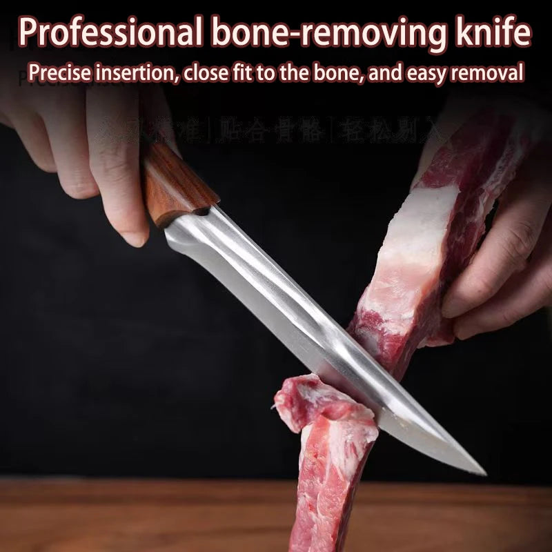 Hand-Forged Boning Knife – Sharp Stainless Steel, 14.5cm Boning Knife Axl