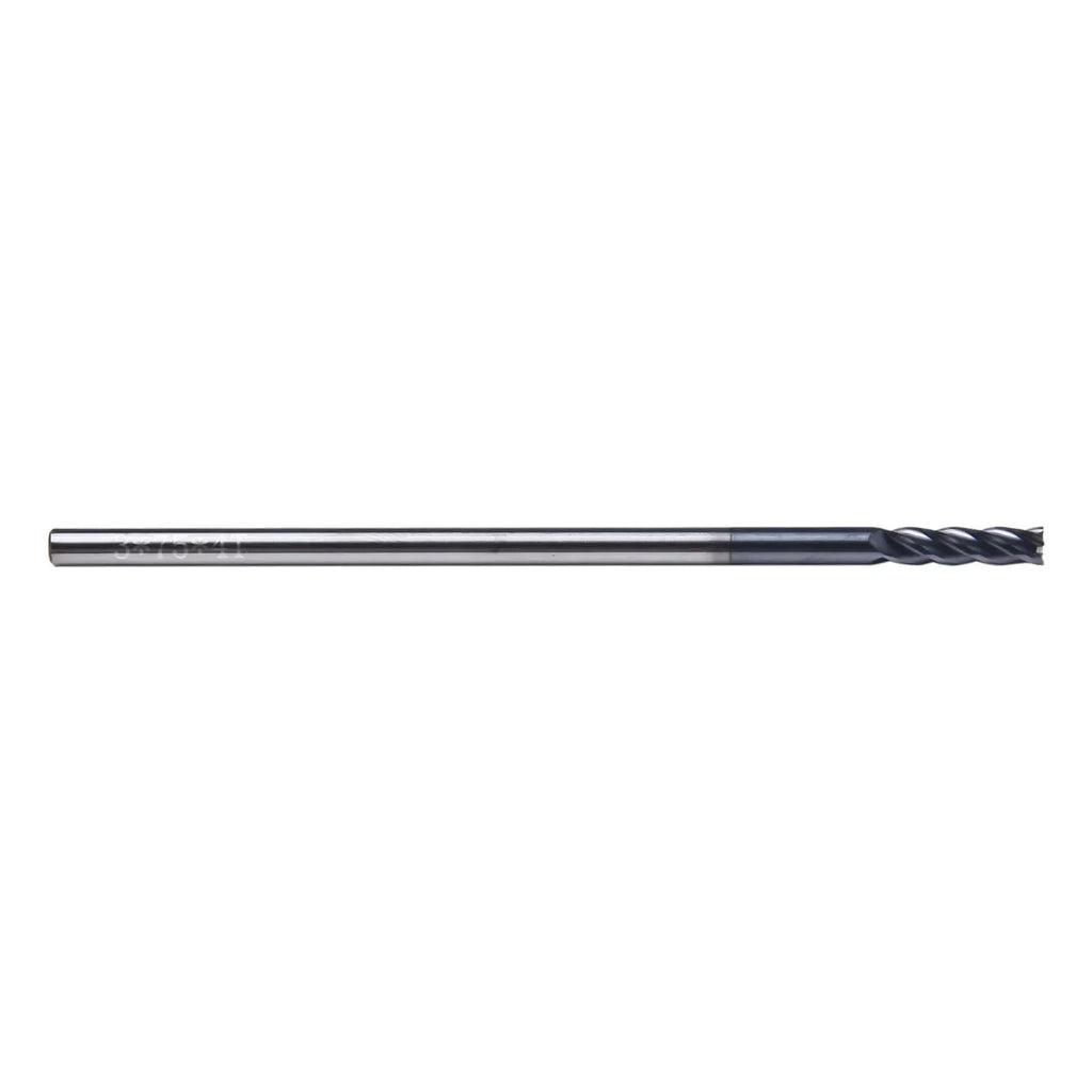 4-Flute 3mm Carbide End Mill – Long Shank 75mm CNC Milling Tool Carbide End Mill Axl China Mainland