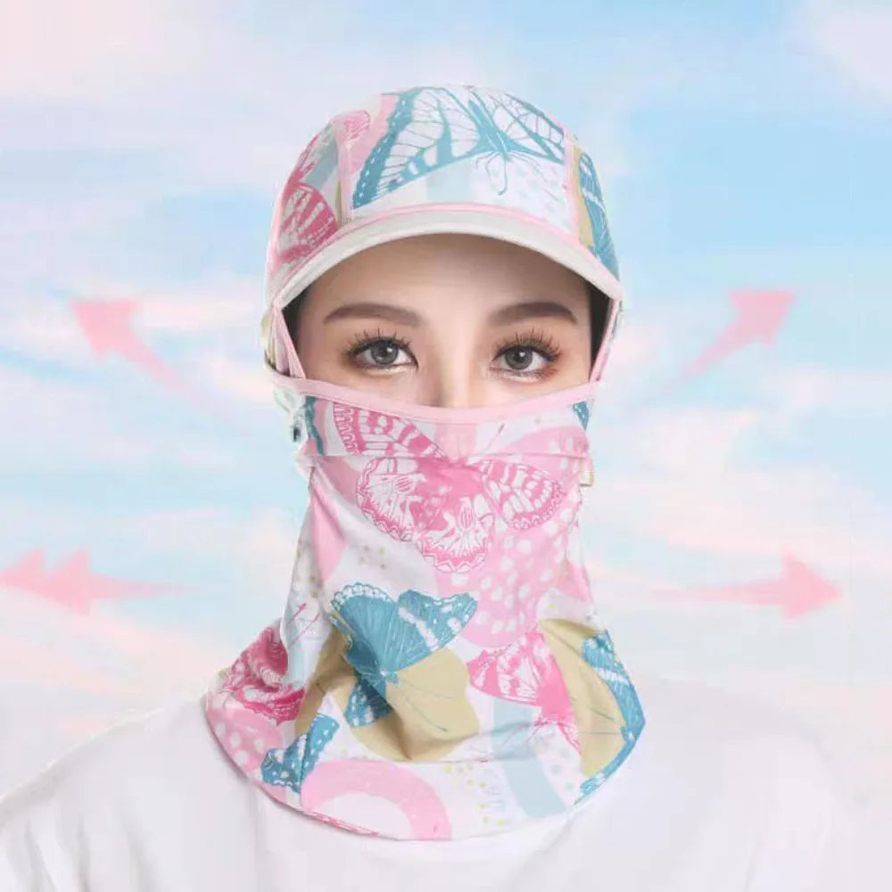 Motorcycle UV Protection Full Face Mask – Breathable Riding Cover Riding Face Mask Axl