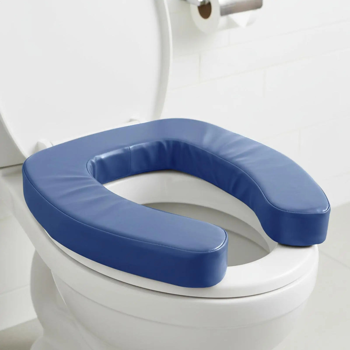 Raised Toilet Seat Cushion – Non-Slip Waterproof U-Shape Riser Toilet Seat Riser Axl