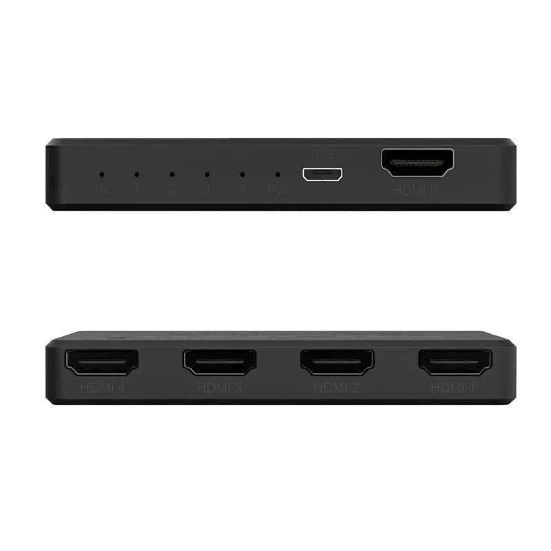 1 in 4 Out HDMI Splitter 4K | 1x4 Hub for PS4, TV & Laptop HDMI Splitter Hub Axl
