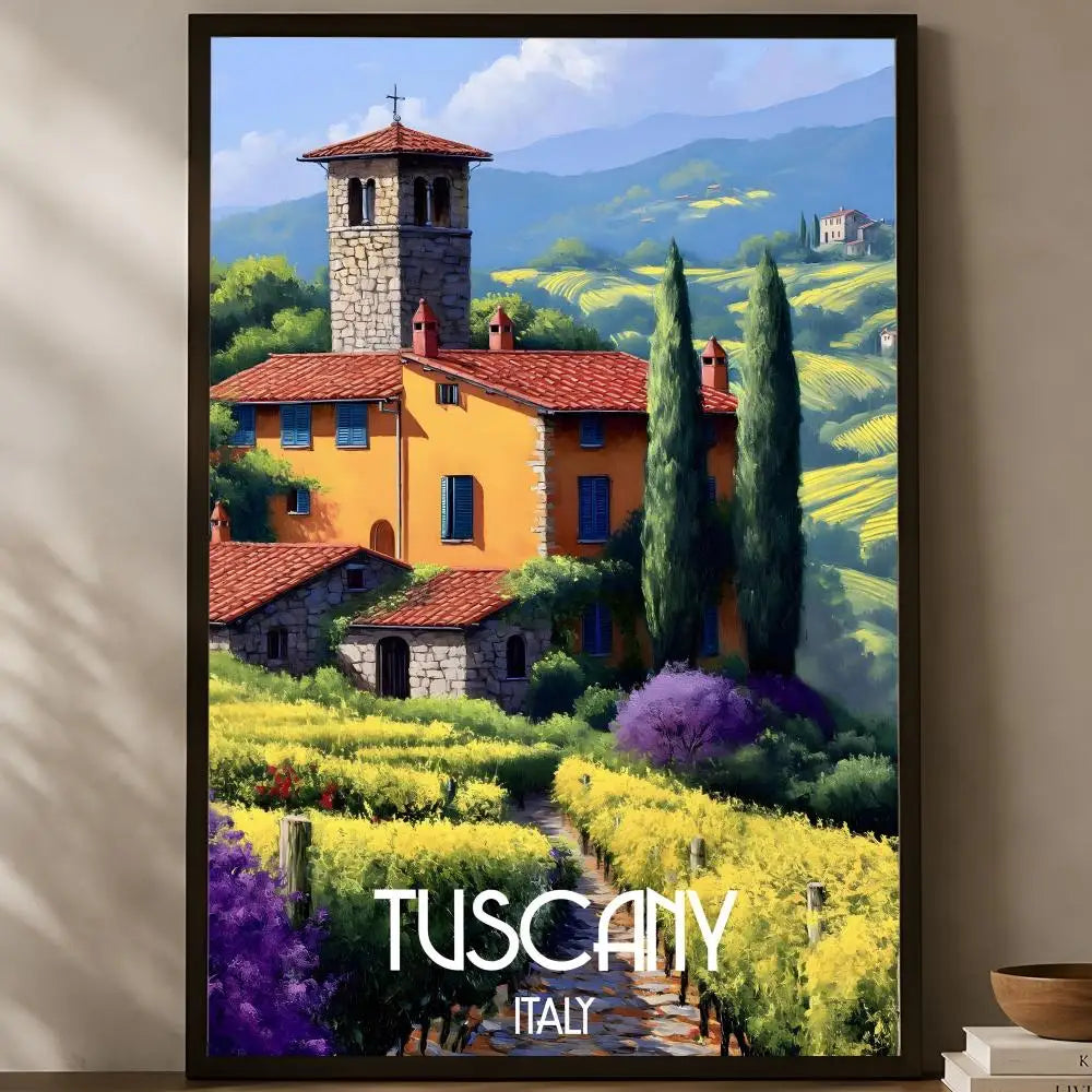Tuscany Self-Stick Wall Art Poster – HD Waterproof Decor Wall Art Poster Axl White05 40X50cmNoframe