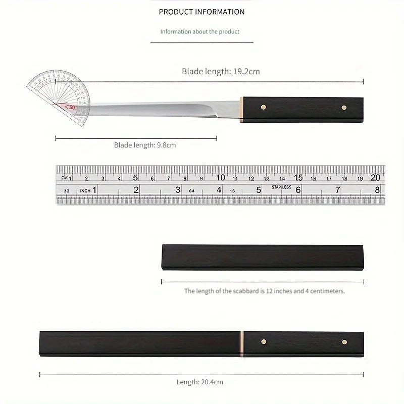 SHIBO Pocket Boning Knife – Stainless Steel with Scabbard Pocket Boning Knife Axl