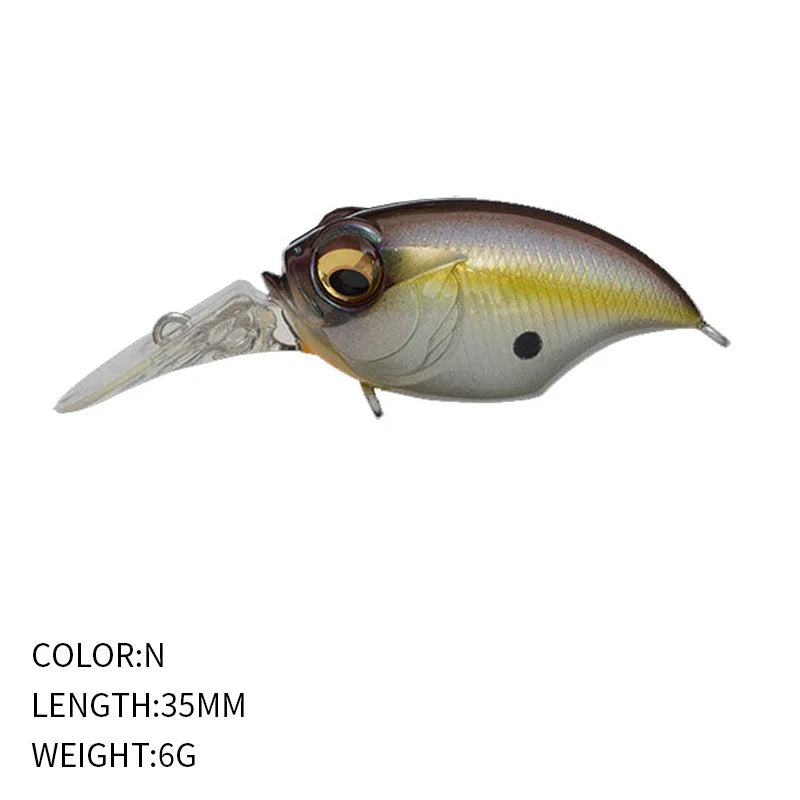 6g 42mm Floating Crankbait Lure – Bass, Perch & Pike Wobbler Fishing Crankbait Lure Axl N-1pcs