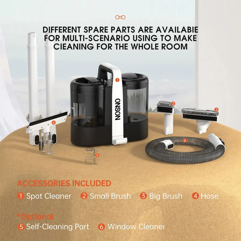 BALASHOV 600W Carpet & Sofa Spray Suction Cleaning Machine Carpet Cleaner Machine Axl