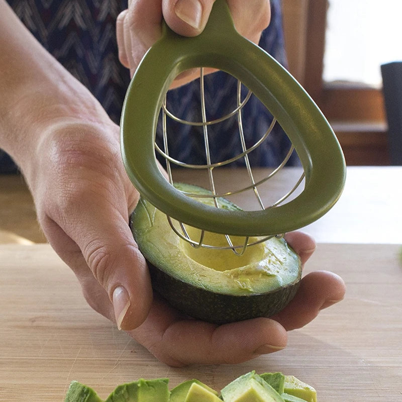 Multifunctional Avocado Tool – Slicer, Pit Remover & Knife Avocado Slicer Tool Axl