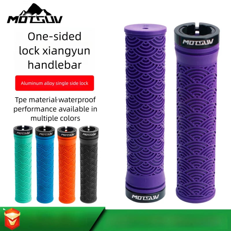 Ergonomic MTB Bike Handlebar Grips – Non-Slip Lock-On Pair Bike Handlebar Grips Axl