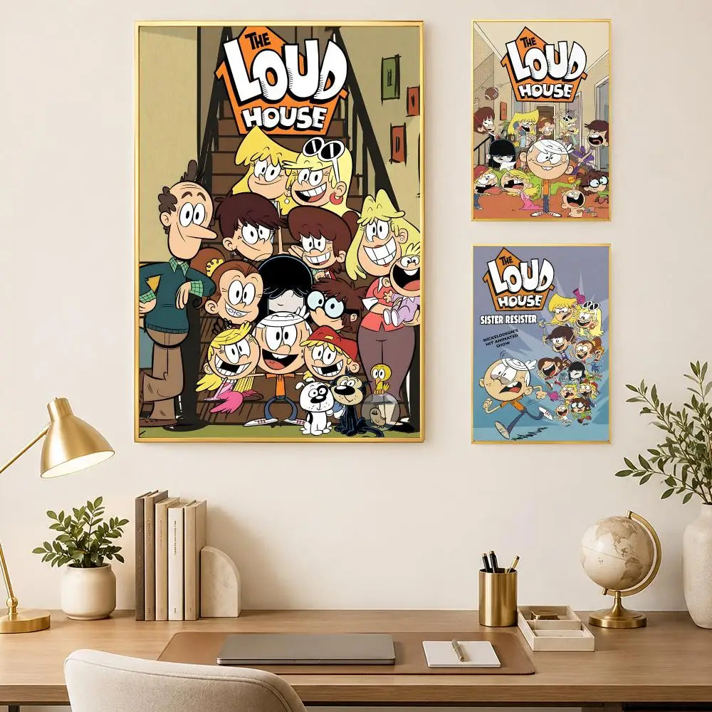 The Loud House Cartoon Wall Poster – Self-Stick HD Decor Wall Art Poster Axl