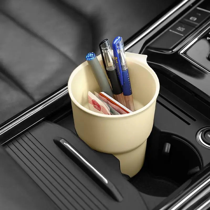 Car Cup Holder & Storage Organizer – BPA-Free Auto Accessory Car Interior Organizer Axl