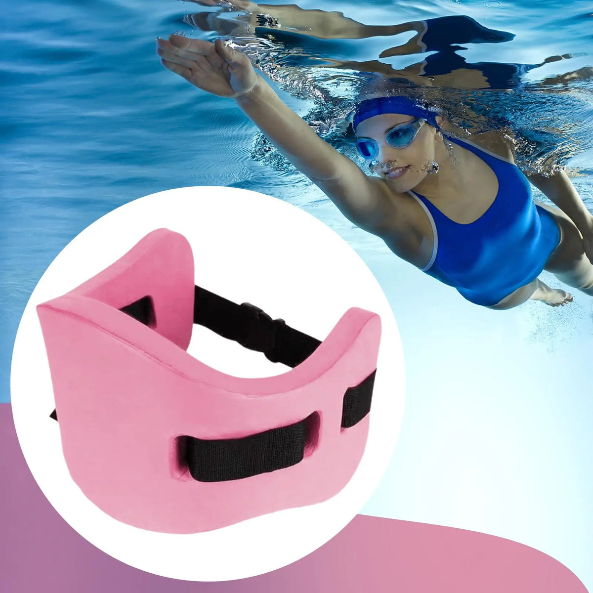 EVA Swim Buoyancy Belt – Foam Waist Float for Adults & Kids Swim Buoyancy Belt Axl
