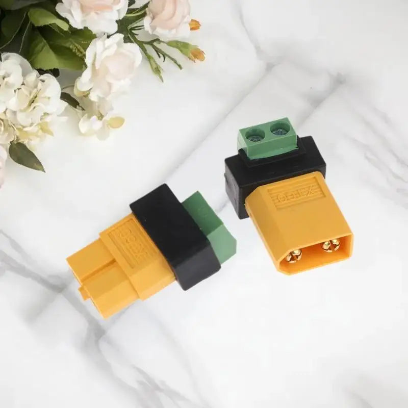 XT60 to 2-Pin Terminal Adapter – Solderless Charging Connector Charging Connector Adapter Axl