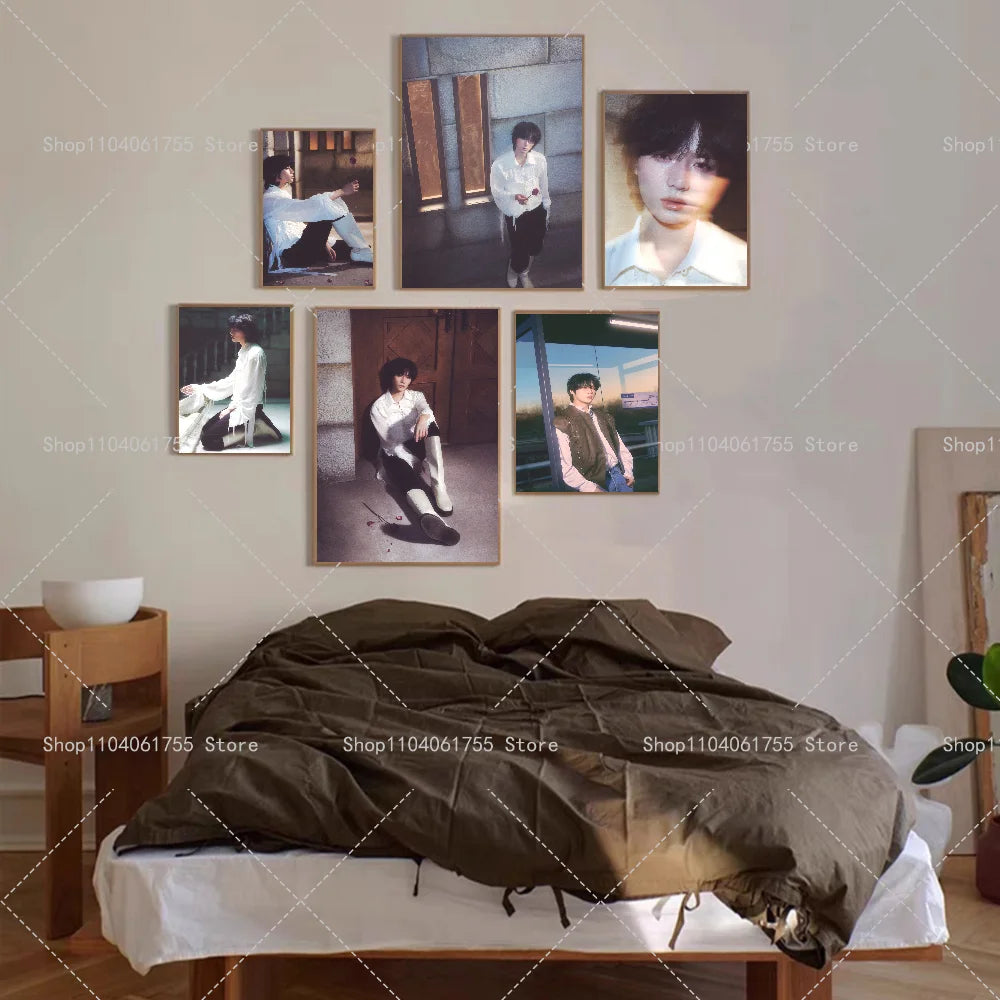 DEJA VU Beomgyu Idol Album Poster – Self-Adhesive Wall Sticker Wall Art Poster Axl
