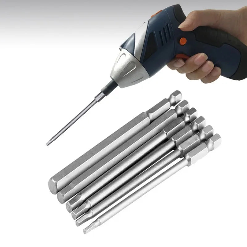 100mm Metric Hex Allen Drill Bits Set – Hexagonal Screwdriver Hex Drill Bit Set Axl