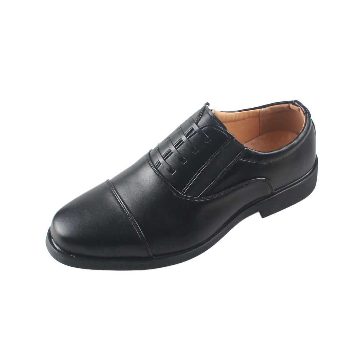 YBQJOO Men's Black Oxford Derby Dress Shoes – Lace-Up Men's Dress Shoes Axl black 38