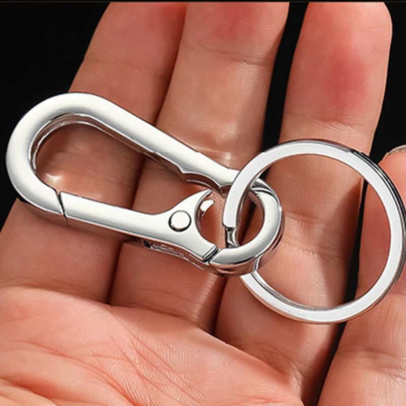 Stainless Steel Gourd Carabiner Keychain – Belt Clip Anti-Lost Carabiner Keychain Axl