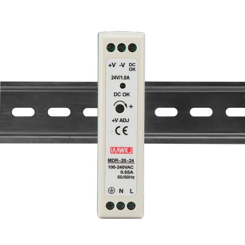 MDR DIN Rail Power Supply 5V 12V 24V | 10W–100W DC Switch DIN Rail Power Supply Axl
