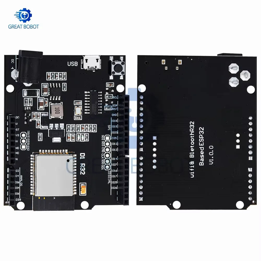 ESP32 WiFi Bluetooth Dev Board UNO D1 R32 CH340G 4MB Flash Development Board Axl