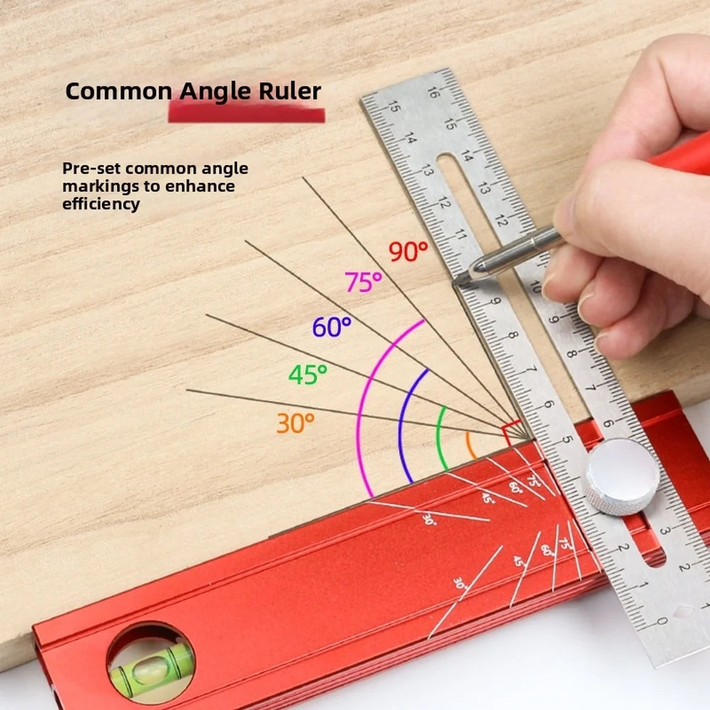 Folding Measuring Ruler – Angle Marking & Depth Gauge Tool Folding Measuring Ruler Axl