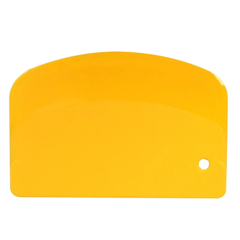 Dough Scraper & Cake Spatula – Fondant Pastry Baking Tool Baking Scraper Spatula Axl yellow
