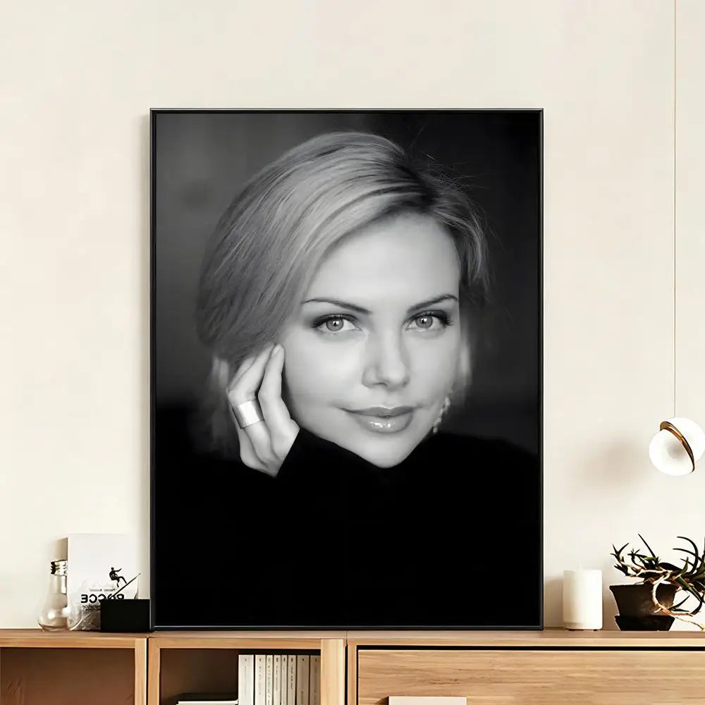 Charlize Theron HD Art Poster | Waterproof Sticky Wall Decor Wall Art Poster Axl