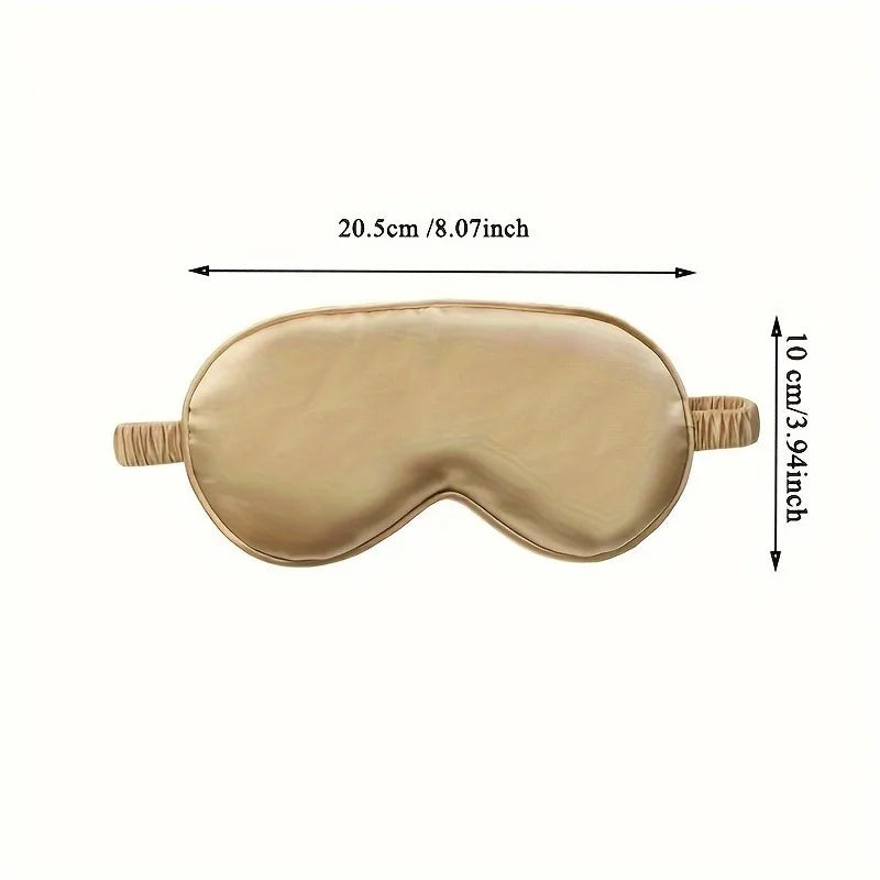 Silk-Feel Sleep Eye Mask – Light Blocking Satin & Adjustable Strap Sleep Eye Mask Axl