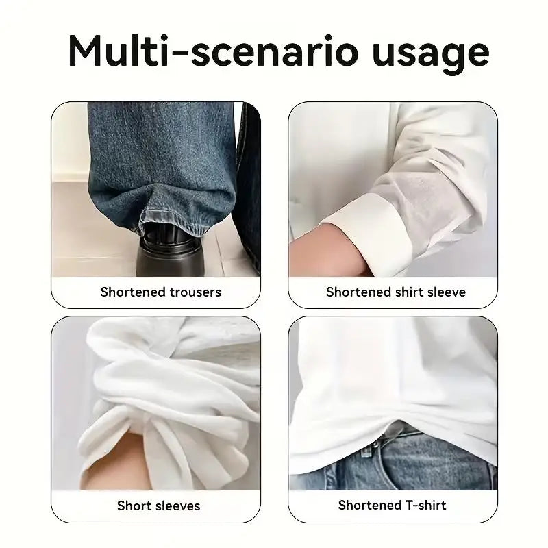 No-Sew Hem Clips – Adjustable Pant Shortening Fix (1/6 Pcs) Hem Clips Axl
