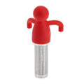 Human-Shaped Stainless Steel Tea Infuser | Reusable Loose Leaf Tea Infuser Axl Red one size