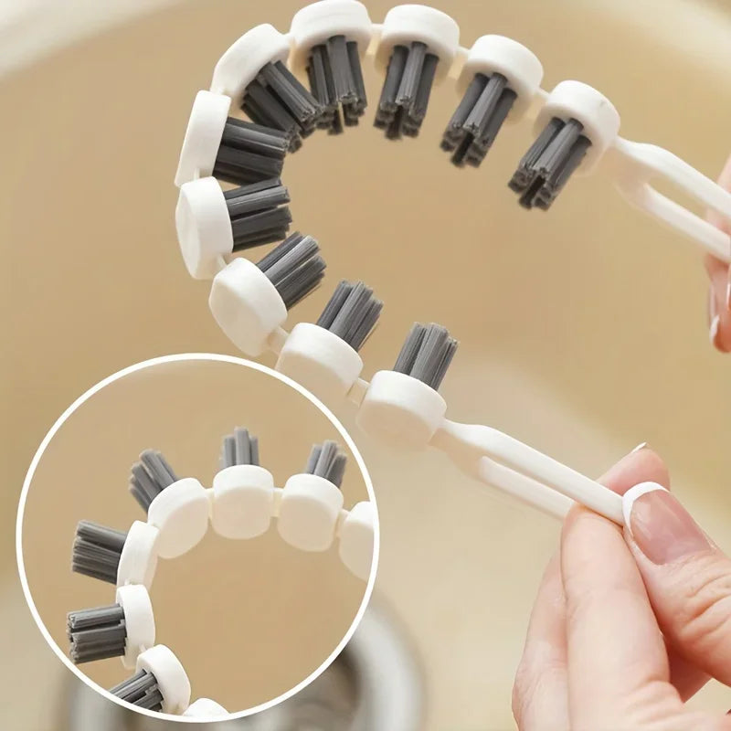 Bendable Crevice Cleaning Brush – Soft Bristle Tile & Grout Crevice Cleaning Brush Axl