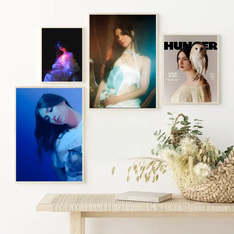 Weyes Blood Music Poster – Waterproof Self-Adhesive Wall Art Wall Art Poster Axl