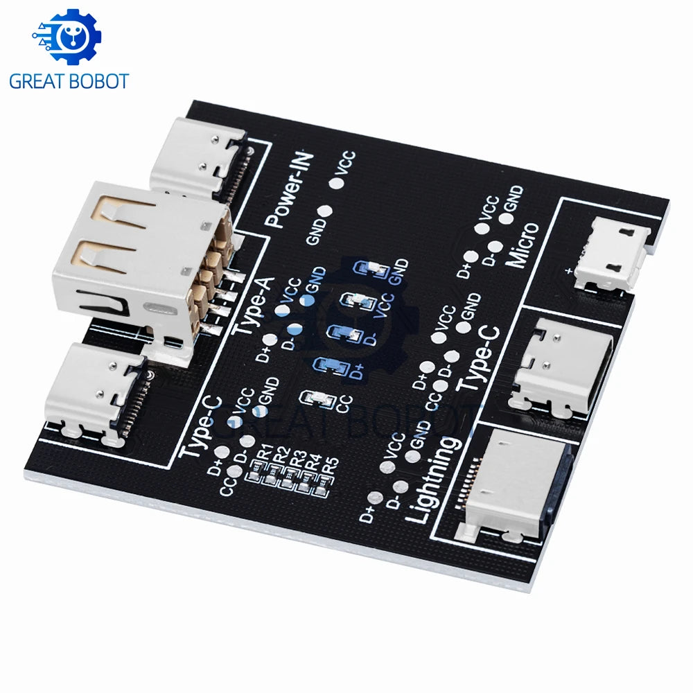 DT3 USB Cable Tester – Type-C, Micro USB & iOS Fault Detector Cable Tester Axl